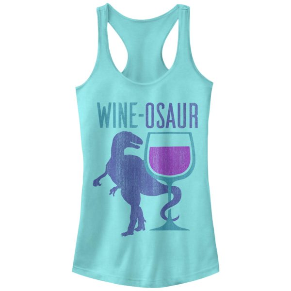 Junior_s CHIN UP Wine Dinosaur Racerback Tank Top