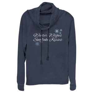 Junior_s CHIN UP Winter Wishes & Snowflake Kisses Cowl Neck Sweatshirt