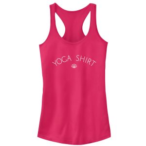 Junior_s CHIN UP Yoga Shirt Lotus Racerback Tank Top