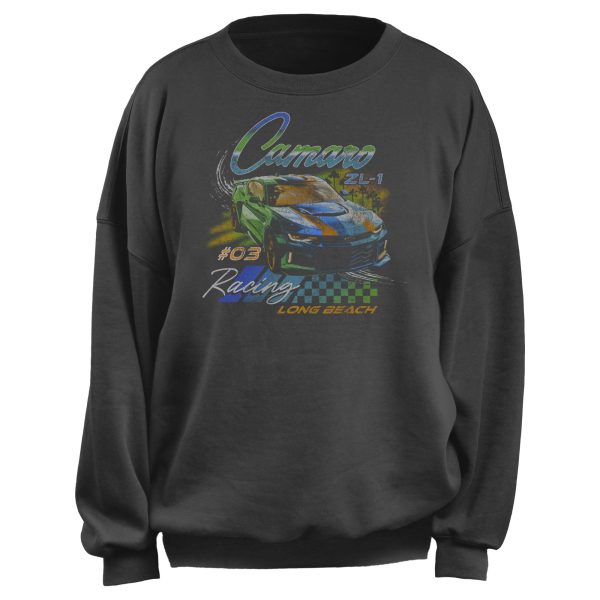 Junior_s General Motors Distressed Camaro ZL-1 Racing Sweatshirt