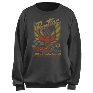 Junior_s General Motors Distressed Retro Pontiac Firebird Logo Sweatshirt