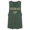 Junior_s Lost Gods Distressed Woman Up Festival Muscle Tee