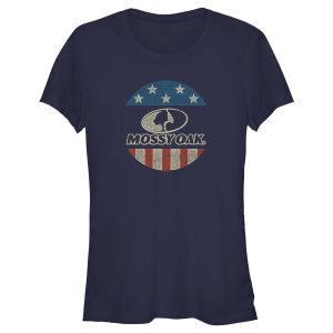 Junior_s Mossy Oak American Flag Circle Logo T-Shirt