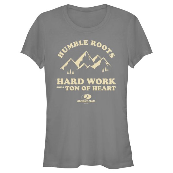 Junior_s Mossy Oak Humble Roots Hard Work and a Ton of Heart T-Shirt