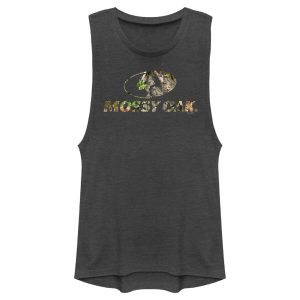 Junior_s Mossy Oak Natured Filled Logo Festival Muscle Tee