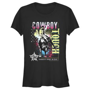 Junior_s Professional Bull Riders Cowboy Tough Colorful T-Shirt