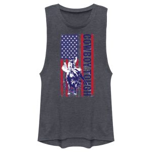 Junior_s Professional Bull Riders Cowboy Tough Flag Festival Muscle Tee