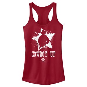 Junior_s Professional Bull Riders Cowboy Up Racerback Tank Top