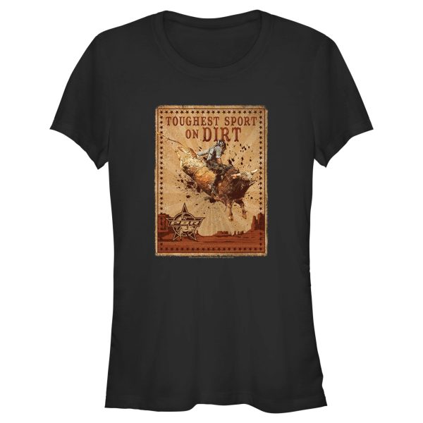 Junior_s Professional Bull Riders Toughest Sport on Dirt T-Shirt