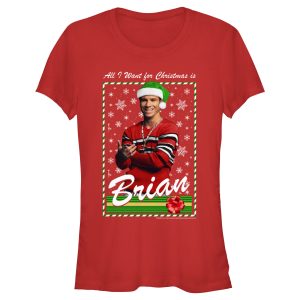 Junior’s Backstreet Boys Brian All I Want for Christmas T-Shirt