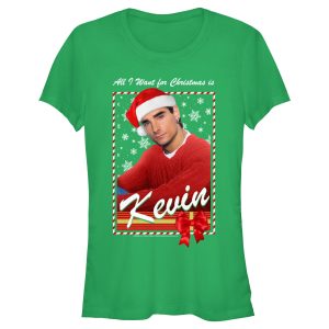 Junior’s Backstreet Boys Kevin All I Want for Christmas T-Shirt