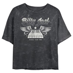 Junior’s Billy Joel World Tour 1984 Distressed T-Shirt