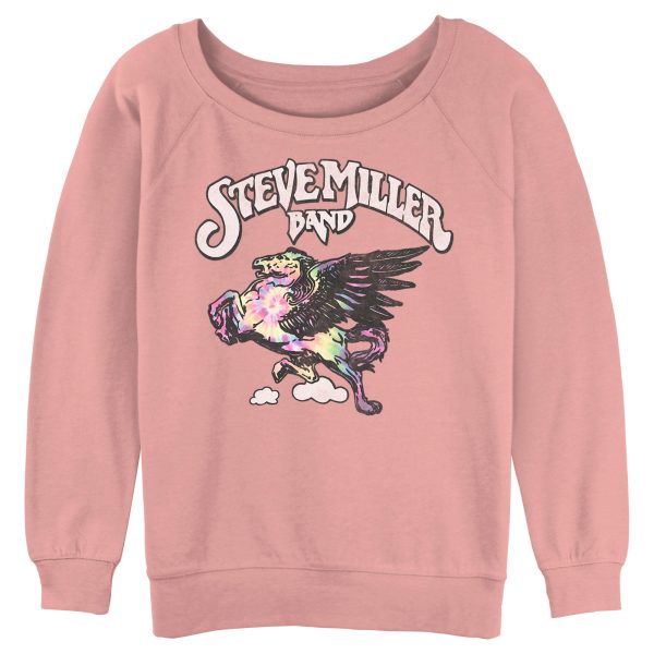 Junior’s Steve Miller Band Tie-Dye Logo Sweatshirt