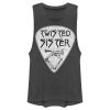 Junior’s Twisted Sister Guitar Pick Logo Festival Muscle Tee
