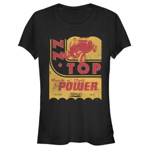 Junior’s ZZ TOP Rock n Roll Power T-Shirt