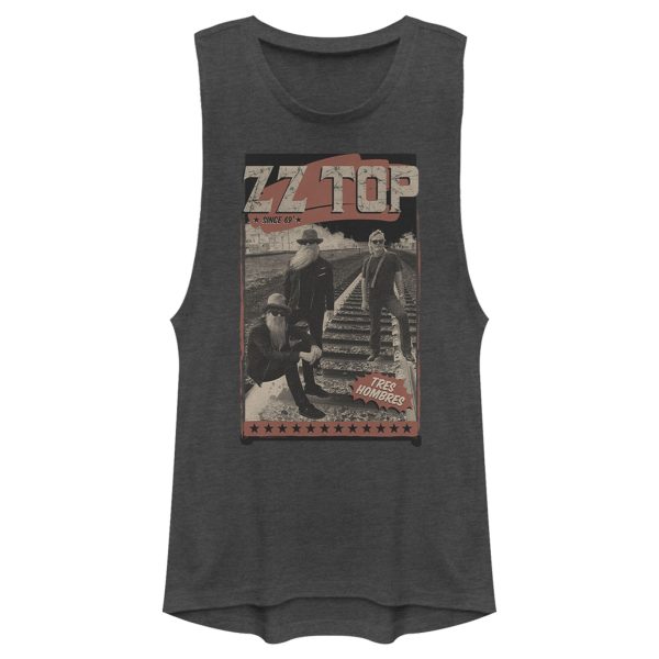 Junior’s ZZ TOP Tres Hombres Poster Festival Muscle Tee