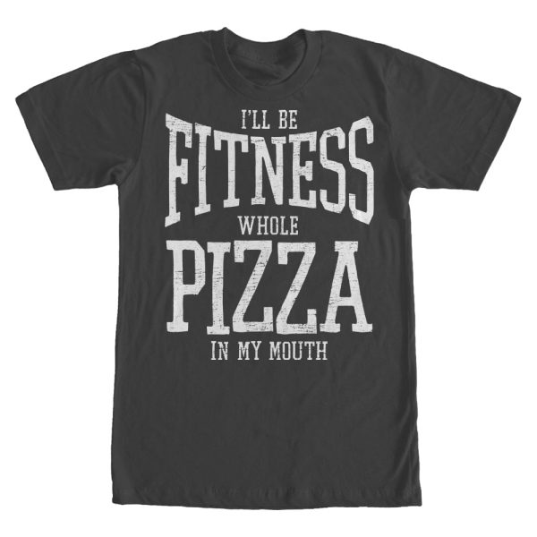 Men_s CHIN UP Fitness Whole Pizza T-Shirt