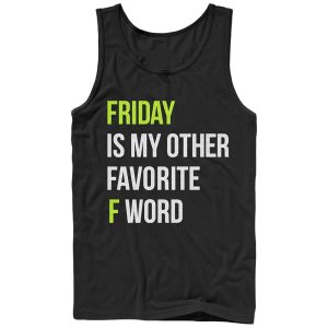 Men_s CHIN UP Friday is My Other Favorite F Word Tank Top