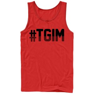 Men_s CHIN UP Hashtag TGIM Tank Top