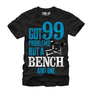 Men_s CHIN UP Ninety Nine Problems T-Shirt