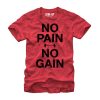 Men_s CHIN UP No Pain No Gain T-Shirt