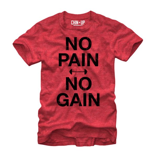 Men_s CHIN UP No Pain No Gain T-Shirt