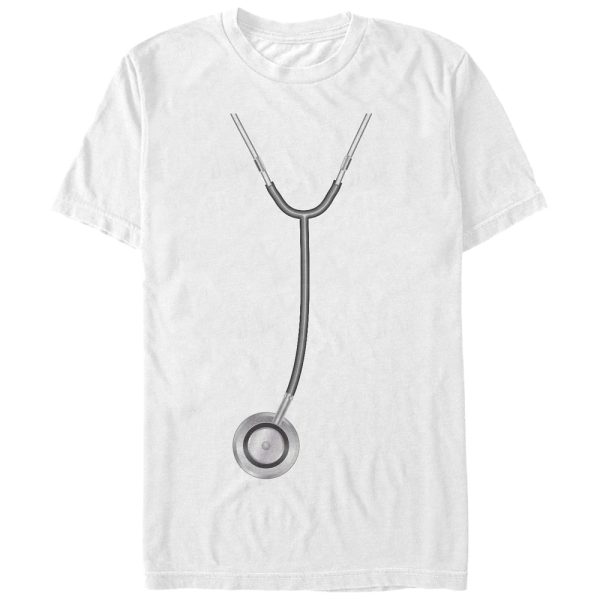 Men_s CHIN UP Nurse Stethoscope T-Shirt