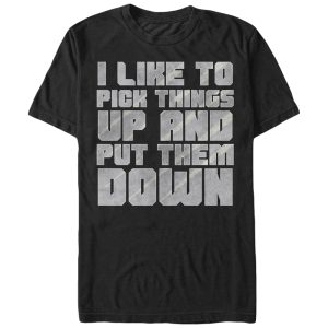 Men_s CHIN UP Pick Things Up and Put Them Down T-Shirt