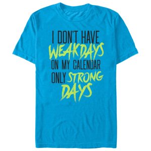 Men_s CHIN UP Strong Days On Calendar T-Shirt