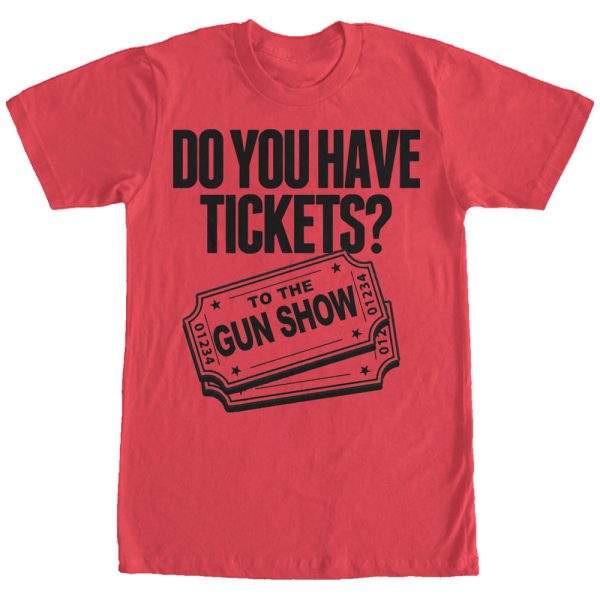 Men_s CHIN UP Tickets to the Gun Show T-Shirt