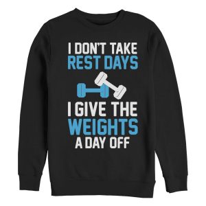 Men_s CHIN UP Weight Day Off Sweatshirt