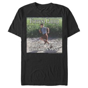 Men_s Forrest Gump I Just Felt Like Running T-Shirt