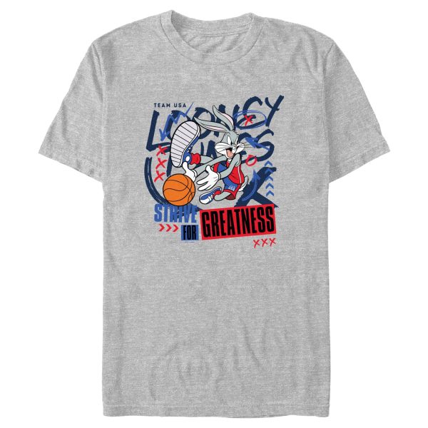 Men_s Looney Tunes Bugs Bunny Strive for Greatness T-Shirt