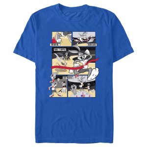 Men_s Looney Tunes Number One Winner Comic Panels T-Shirt