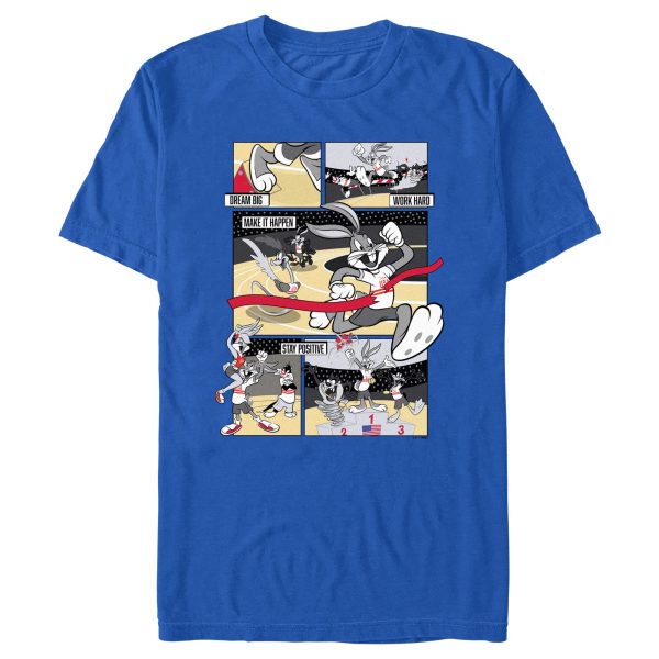 Men_s Looney Tunes Number One Winner Comic Panels T-Shirt