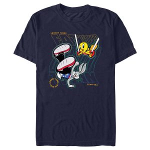 Men_s Looney Tunes Tweety and Bugs Bunny Training T-Shirt