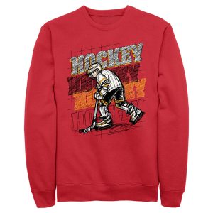 Men_s Lost Gods Hockey Player Sketch Sweatshirt