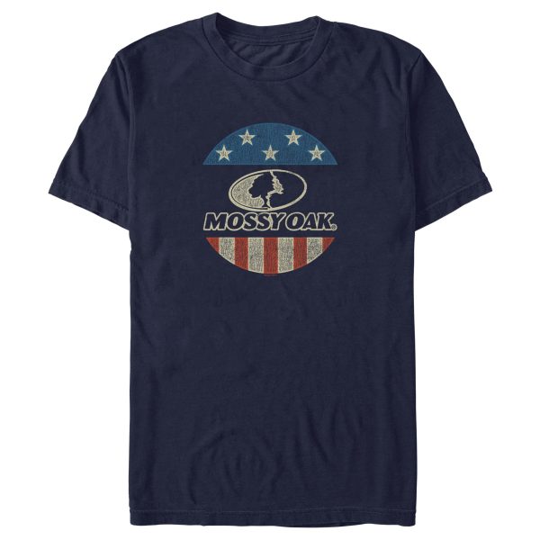 Men_s Mossy Oak American Flag Circle Logo T-Shirt