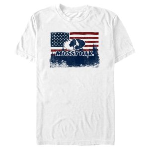 Men_s Mossy Oak American Flag Landscape Logo T-Shirt