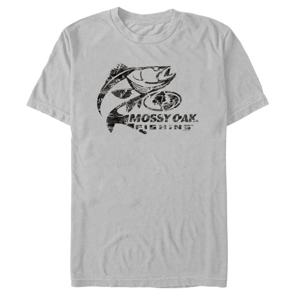 Men_s Mossy Oak Bass Fishing Black Logo T-Shirt