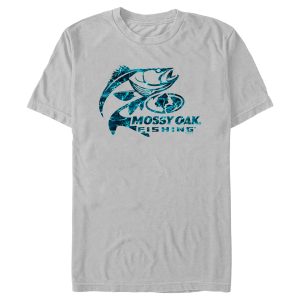 Men_s Mossy Oak Bass Fishing Blue Logo T-Shirt