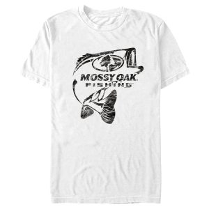 Men_s Mossy Oak Black Fish Classic Logo T-Shirt