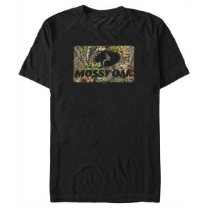 Men_s Mossy Oak Black In the Woods Logo T-Shirt