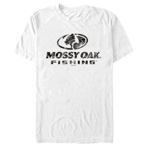 Men_s Mossy Oak Black Water Fishing Logo T-Shirt