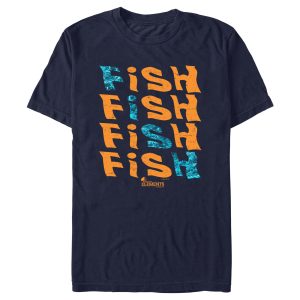 Men_s Mossy Oak Fish Text Stack T-Shirt