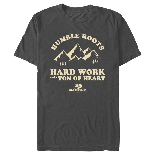 Men_s Mossy Oak Humble Roots Hard Work and a Ton of Heart T-Shirt