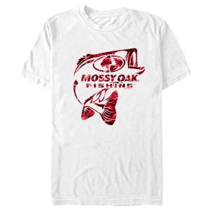 Men_s Mossy Oak Red Fish Classic Logo T-Shirt