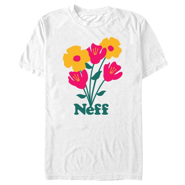 Men_s NEFF Large Flower Bouquet Logo T-Shirt