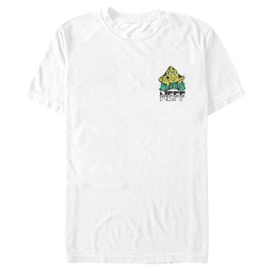 Men_s NEFF Meltdown Mushroom White T-Shirt