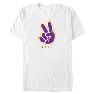 Men_s NEFF Peace Sign Logo Purple T-Shirt